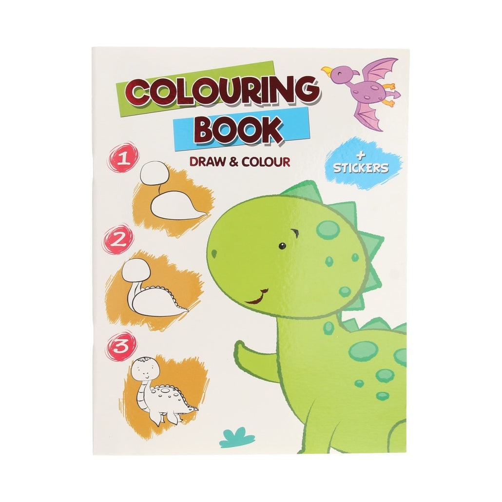 Léiert Zeechnen Coloring Buch mat Stickeren