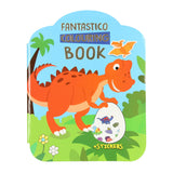 Fantastico Color and Sticker Book - Dinosaurus