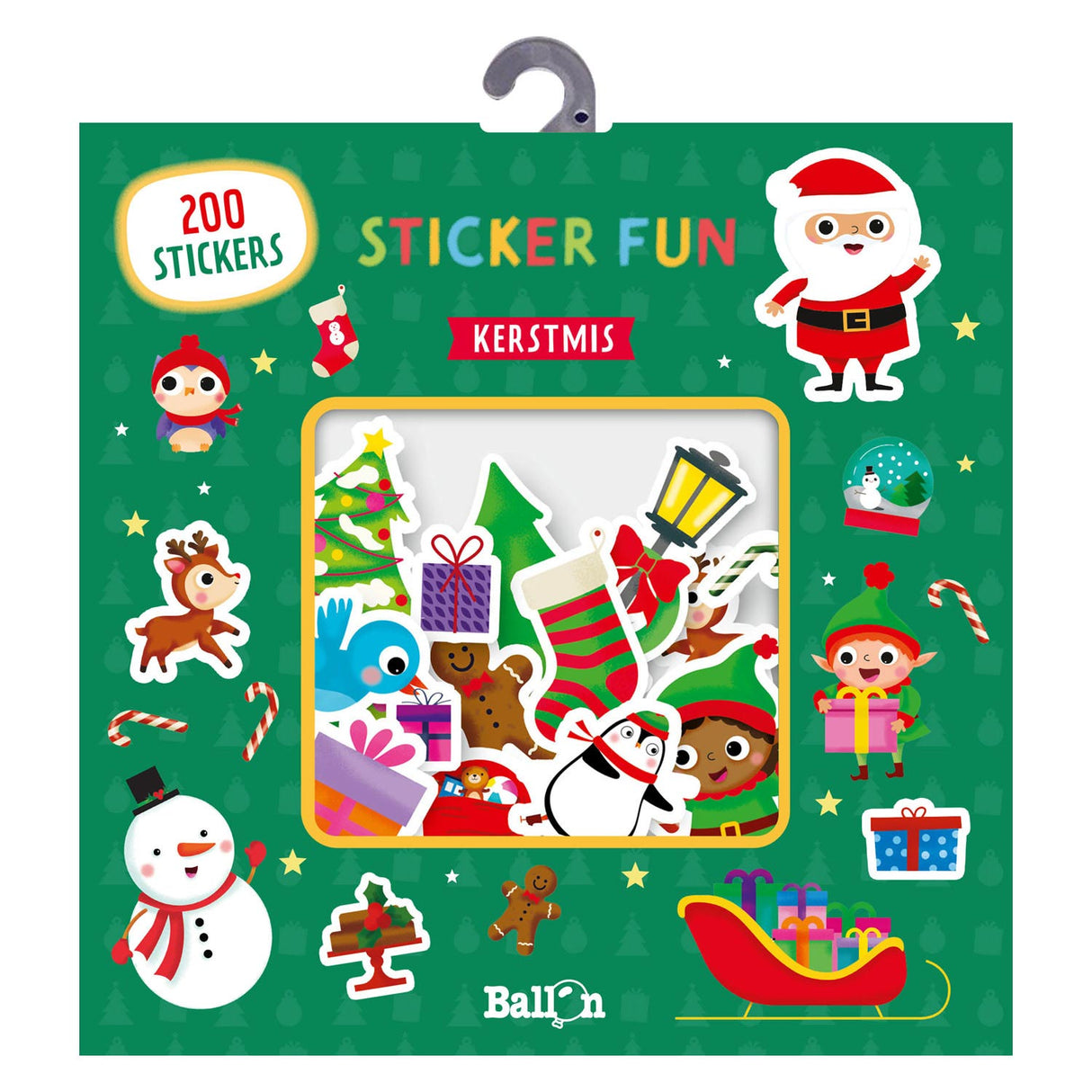 Especialidades de libros Nederland BV Stickerfun Christmas con 200 pegatinas