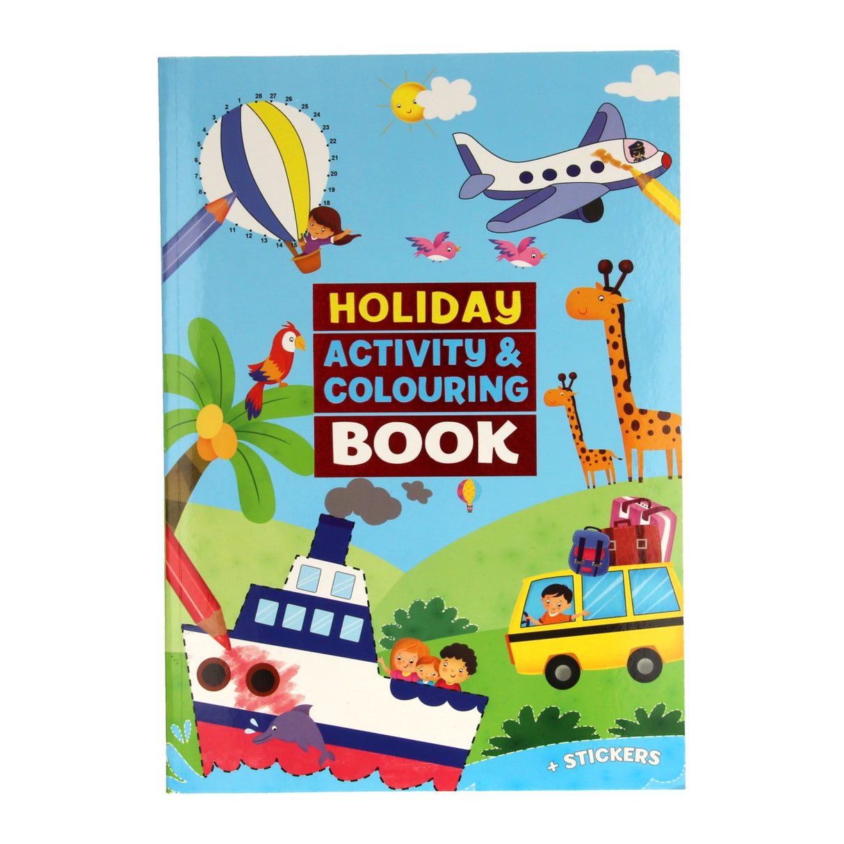 A4 Kleur- en Activiteitenboek Vakantie