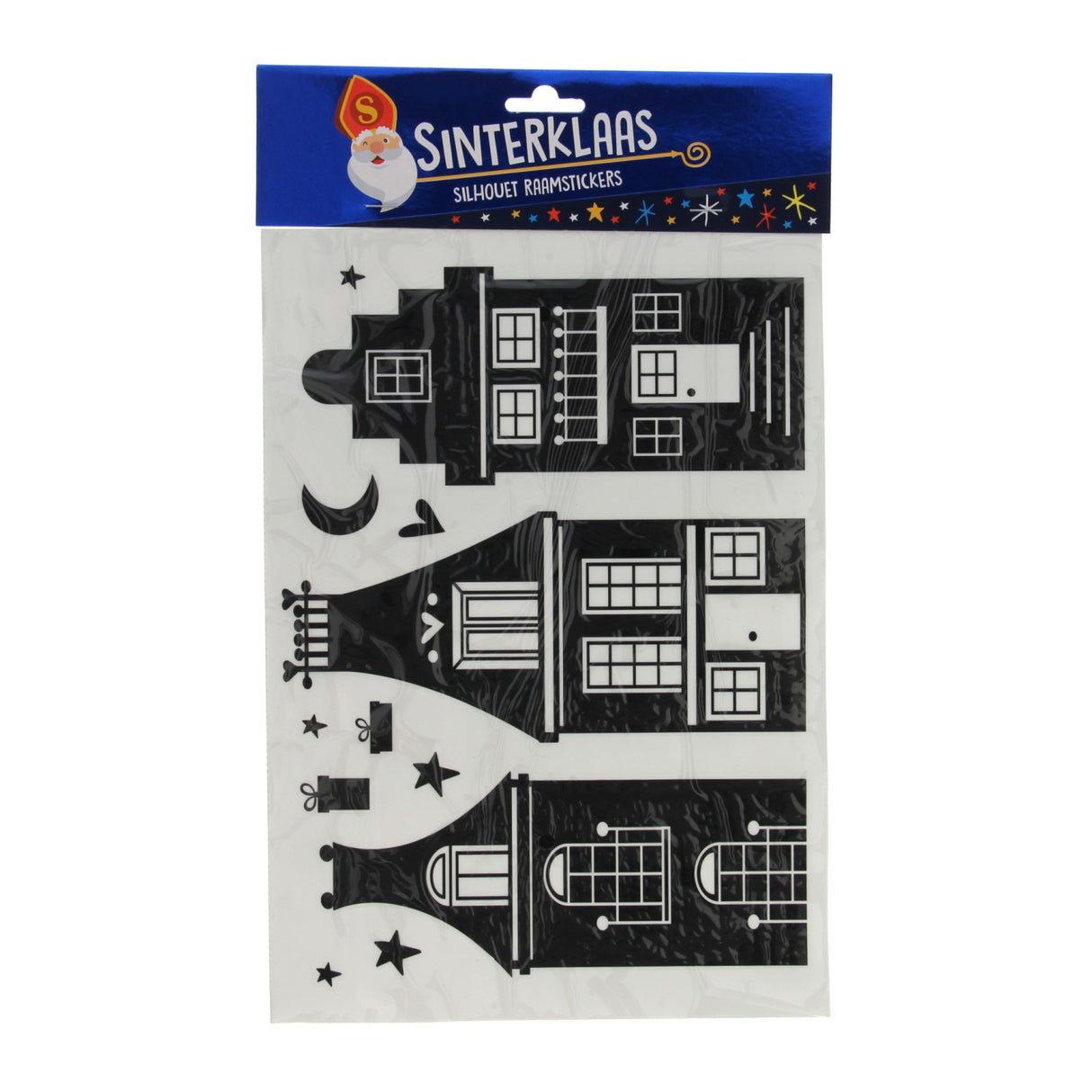 Silhouette de ventana pegatinas sinterklaas