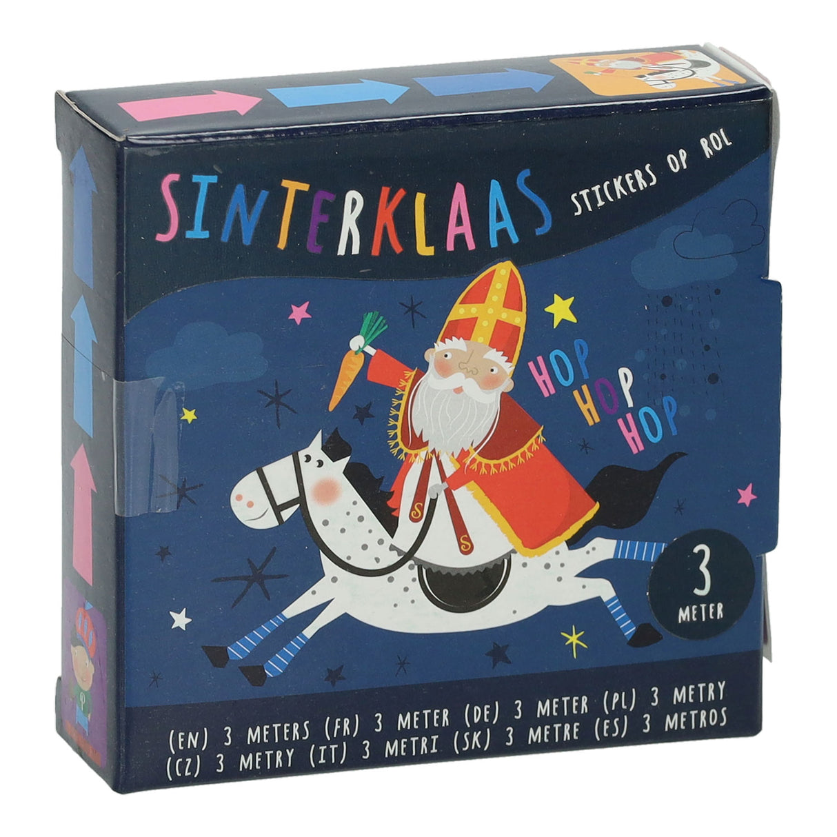 Wins holland sinterklaasstickers op rol, 3 meter