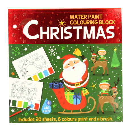 Wins holland waterverfblok kerst
