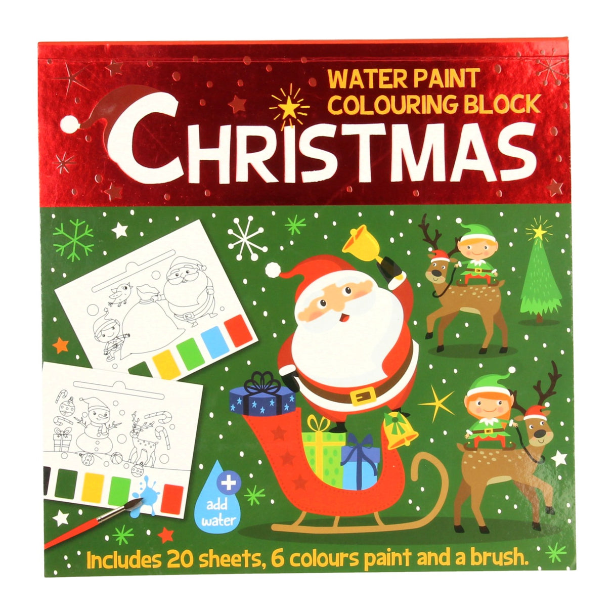 Gewinnt Holland Aquarell Block Weihnachten