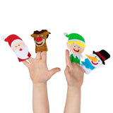 Zrób swój własny Filc Finger Pops Christmas, 4st.