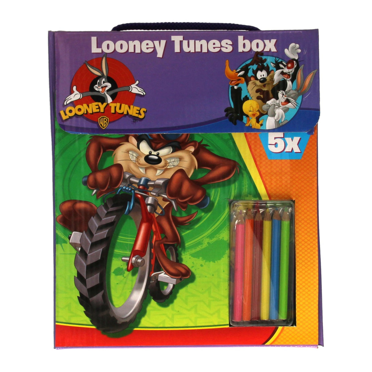 Book Specials Nederland BV Looney Tunes Colorbook box with colored pencils