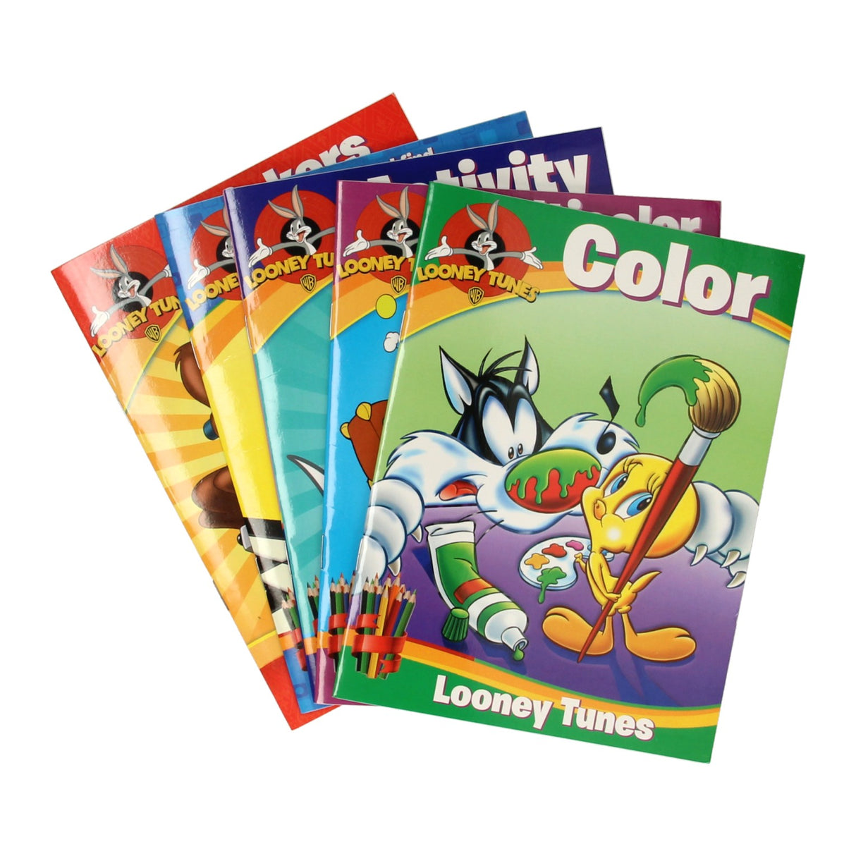 Book Specials Nederland BV Looney Tunes Colorbook box with colored pencils