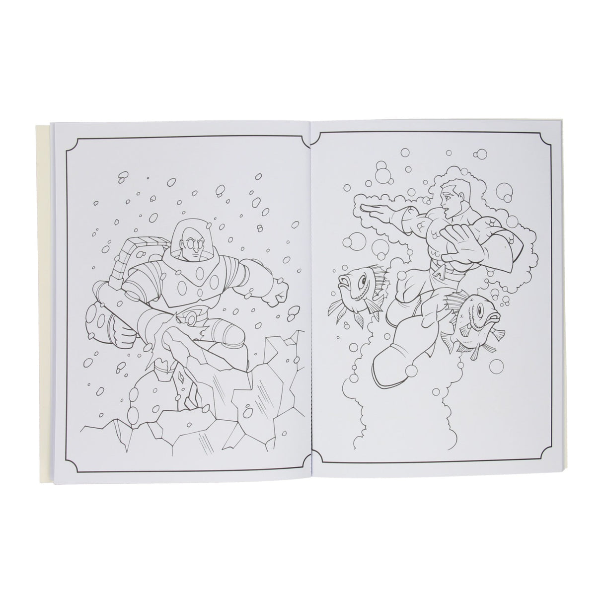 Boek specials nederland bv super color kleurboek dc super friends met potloden