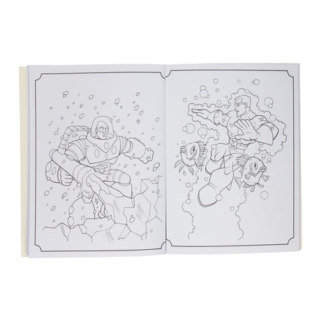 Boek specials nederland bv super color kleurboek dc super friends met potloden