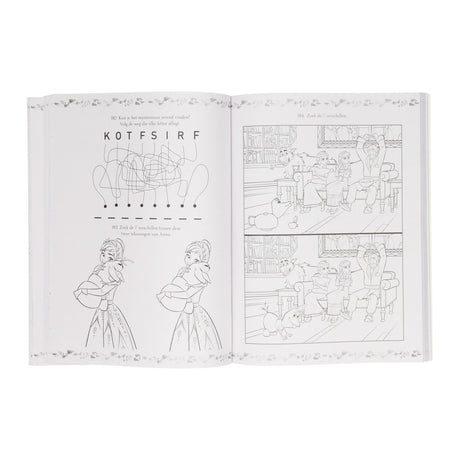 Disney frozen kleur en spelletjesboek - 365 activiteiten - voor vakantie - a4 formaat