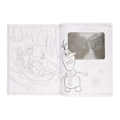 Disney frozen kleur en spelletjesboek - 365 activiteiten - voor vakantie - a4 formaat