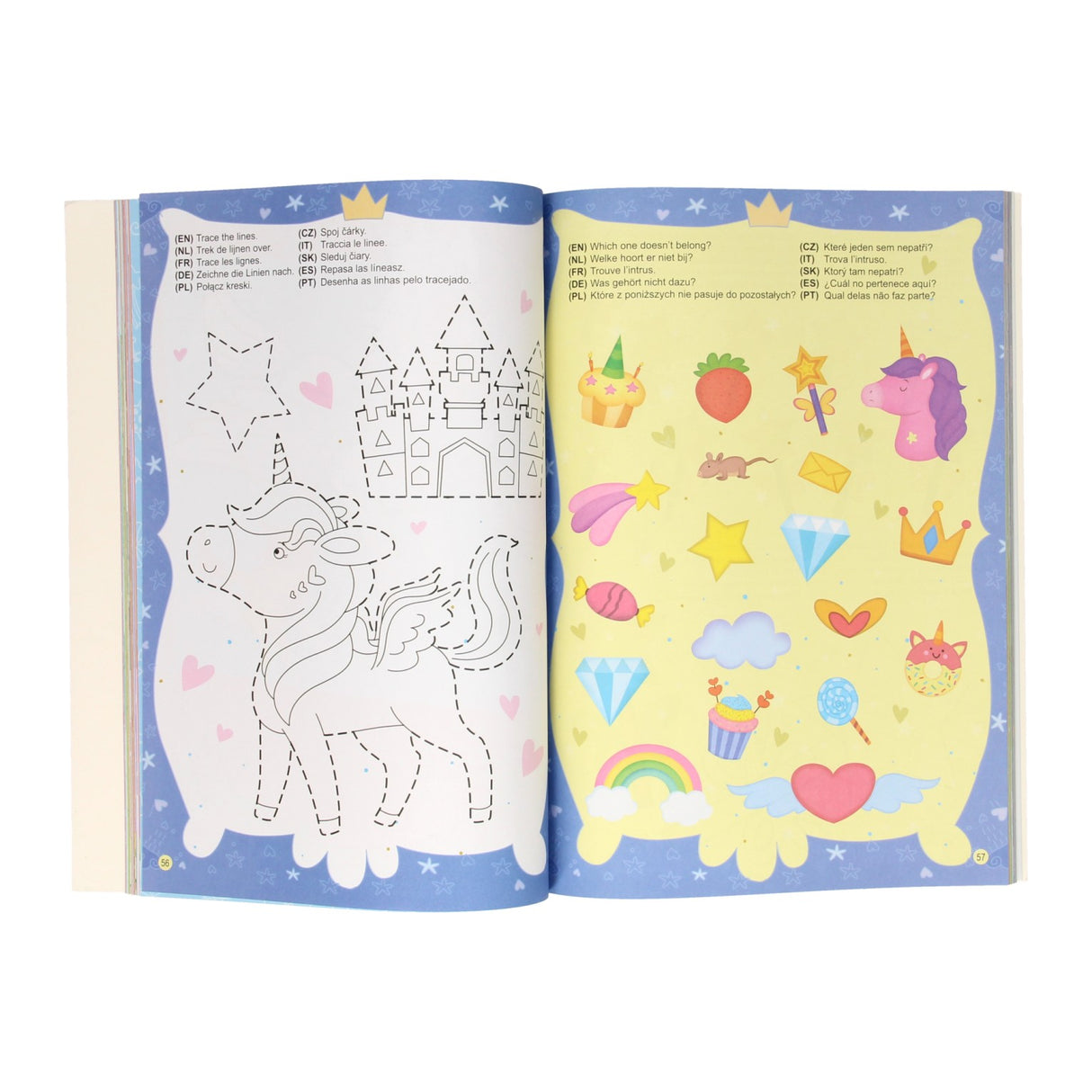 Gewinnt Holland Colors Activities Book Unicorn