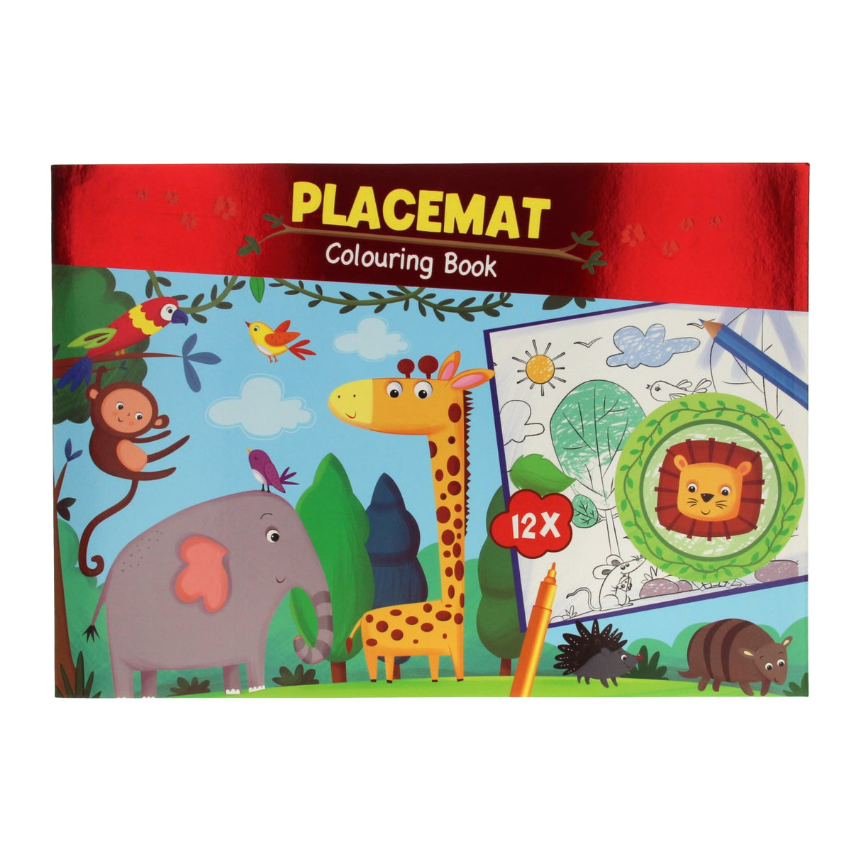 Libro de colores PLACEMAT - Jungle