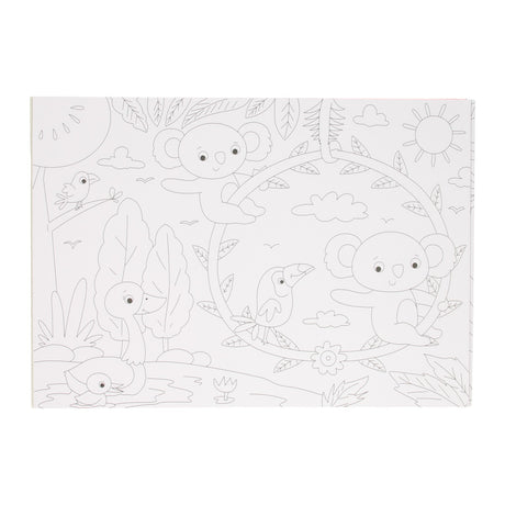 Wins holland placemat kleurboek - jungle