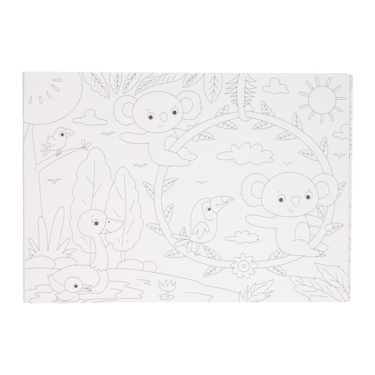 Wins Holland Placemat Colorbook Jungle