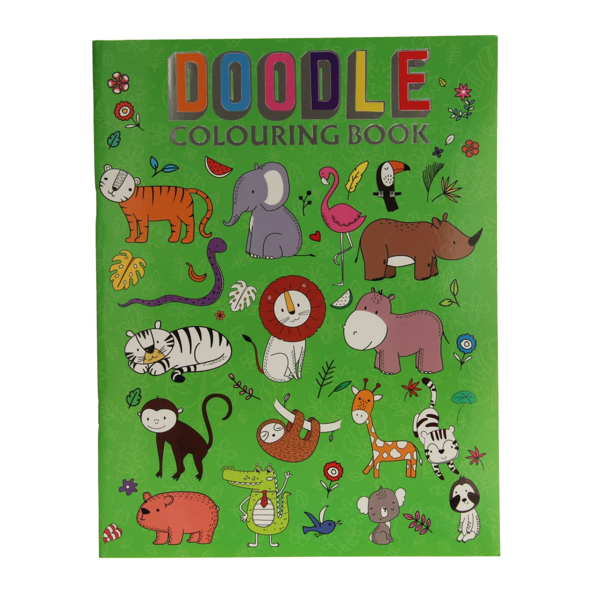 Doodle Coloring Book - Animali selvatici