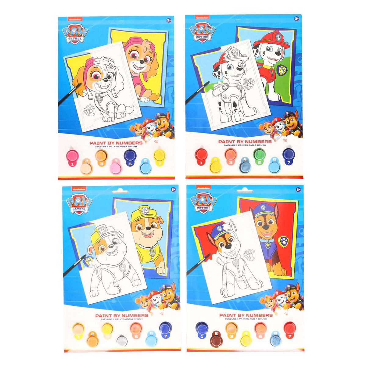 Wins Holland colors by number Paw Patrol