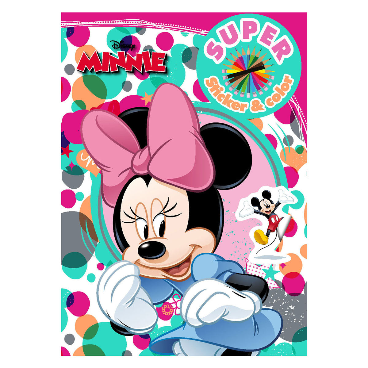 Buch Specials Nederland BV Minnie Mouse Super Sticker Farbbuch