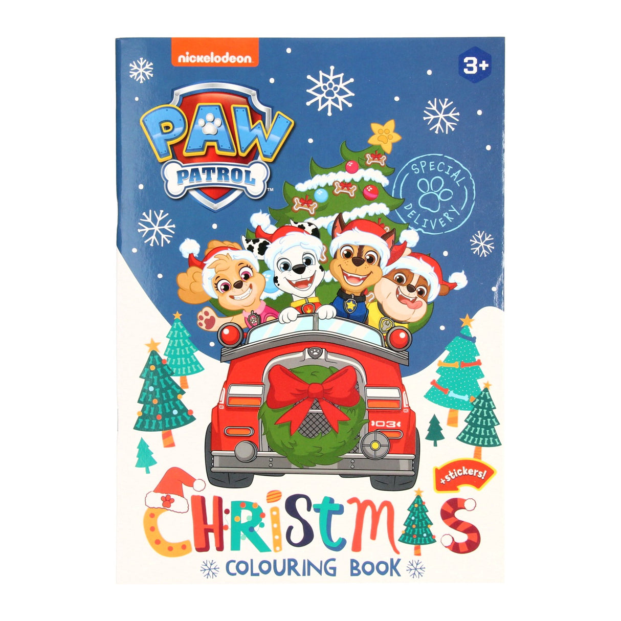 Wins holland kerst kleurboek paw patrol + stickers