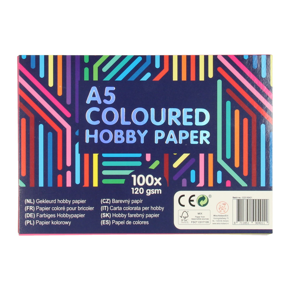 Vinner Holland Colored Hobby Papier A5