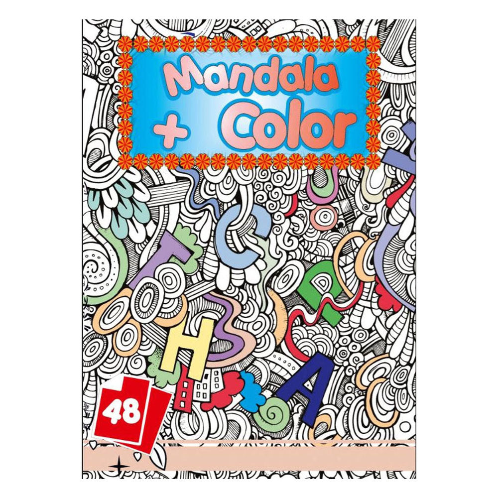 Vince Holland Mandala Color Book, 48pag