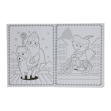 Boek specials nederland bv sinterklaas kleurboek met stickers