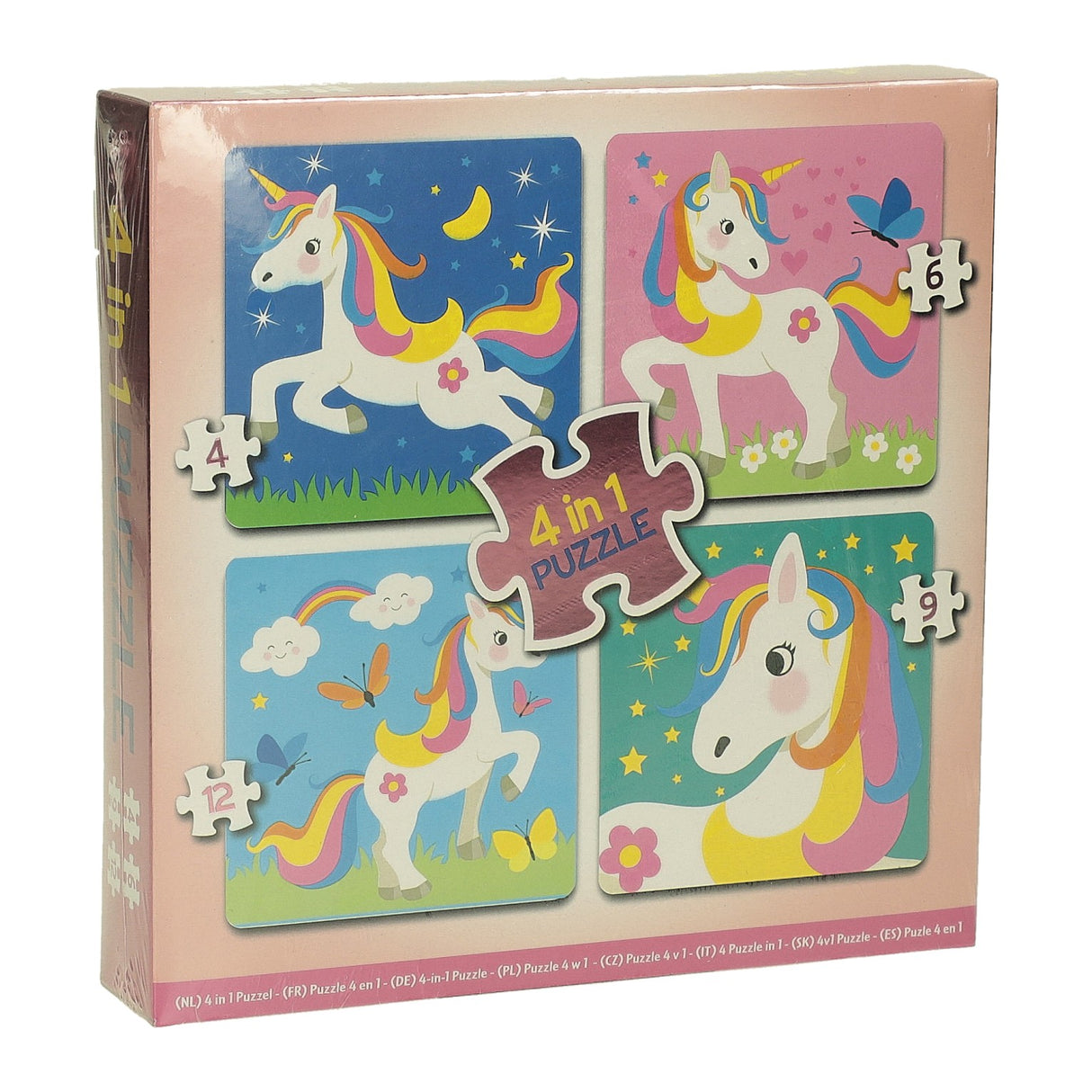 Vítězství Holland 4in1 Puzzle Unicorn