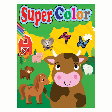 Boek specials nederland bv super kleurboek a4, 192 pag 4 ass (12 st