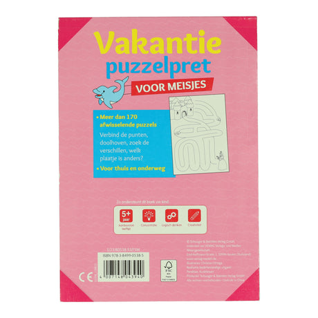 Wins holland vakantie puzzelpret voor meisjes