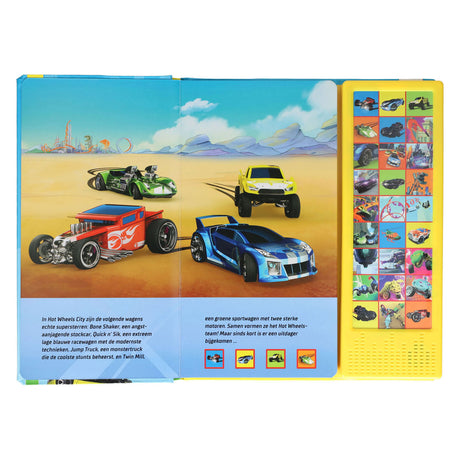 Wins holland mijn grote geluidenboek hot wheels - met 27 geluiden