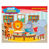 Boek specials nederland bv cozy kleur- en stickerboek - 48pag.