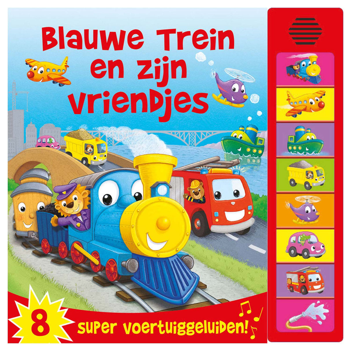 Rebo Publishers Sound book Blue Train and his friends