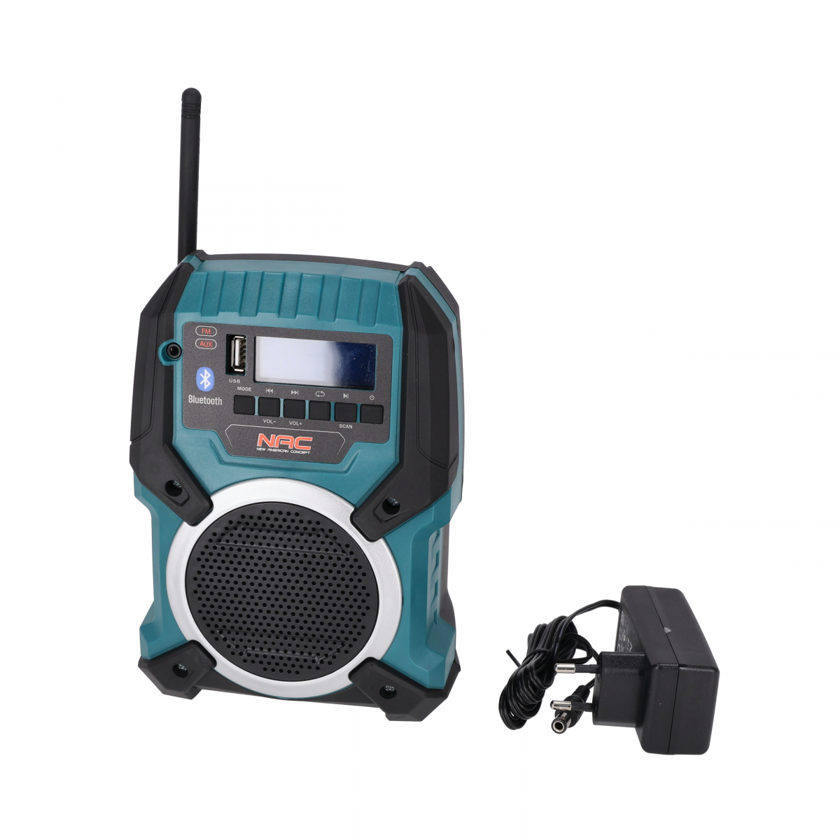 Nac radio 20v voeding zonder akoestisch en oplader