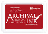 Ranger ink ranger • archival ink pad red geranium