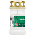Bolsius herdenkingslicht crème met deksel | 4 stuks