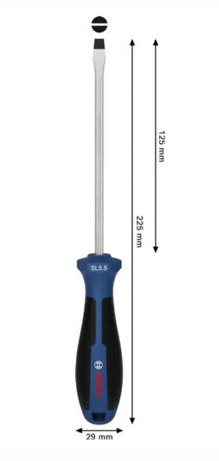 Bosch schroevendraaier sl 1,0 x 5,5 x 125mm ♪ bosch ♪ line