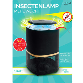 No brand mesa living insectenlamp met uv-licht | 2 stuks