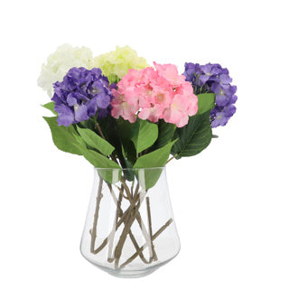 No brand hortensia single l 84cm | 12 stuks