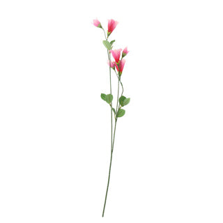No brand kunst bloem campanula licht roze zijde 60 cm | 4 stuks