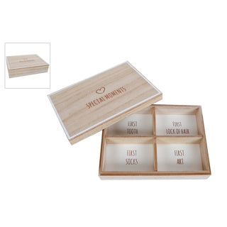 No brand opbergbox special moments 17,5x13x4 cm | 3 stuks