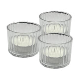 No brand theelichthouder 6 cm set van 3 | 8 stuks