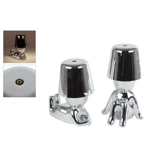 Sfeerverlichting touch elly zilver 2 assorti | 2 stuks