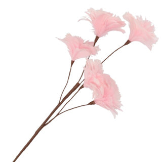No brand kunst tak veer bloemen roze 85 cm | 8 stuks