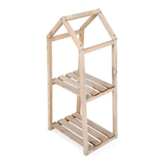 No brand plantenrek met 2 lagen 76 cm naturel | 2 stuks
