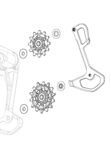 Sram derailleurdeel derailleurkooi xxsl eagle t-type