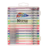 Creative Craft Group Gel Pens Box de almacenamiento, 30.