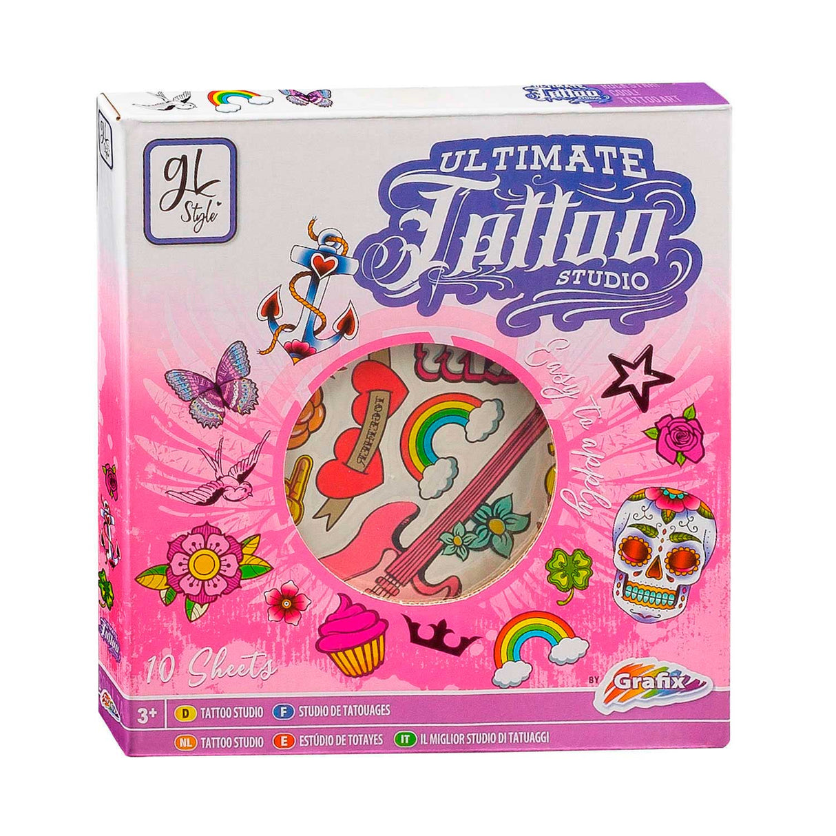 Kreative Handwerksgruppe Ultimate Tattoo Set Pink