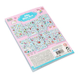 Creative craft group glitter stickerboek a5 - blauw