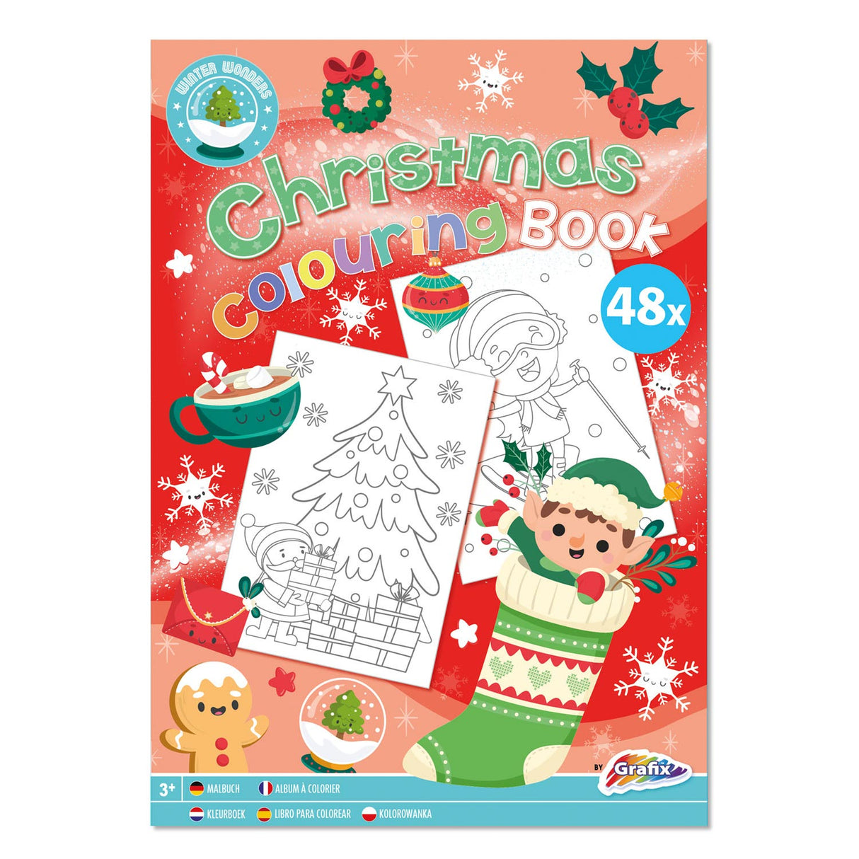 Colorbook Weihnachten A4, 48 Blätter