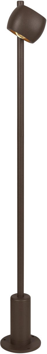 Lucide capri - vloerlamp binnen buiten - led - 1x8w 2700k - ip54 - koffie - essential